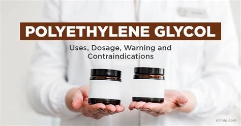 long term effects of polyethylene glycol use