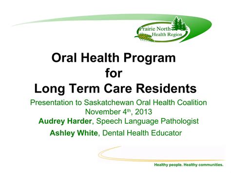 long-term oral care