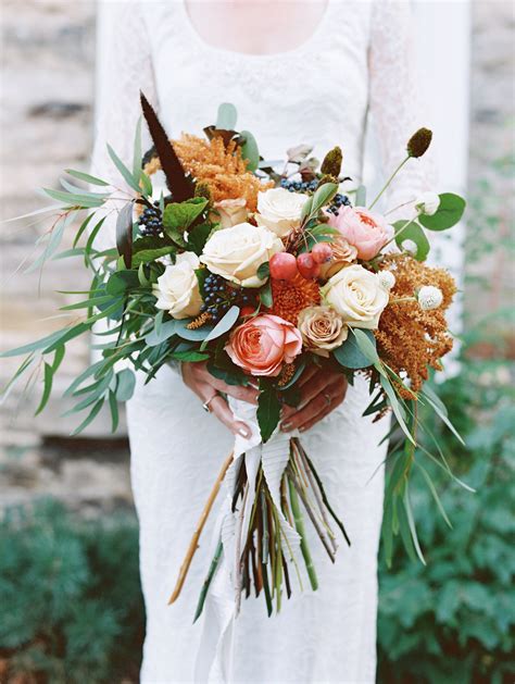 Long Wedding Bouquets Fall