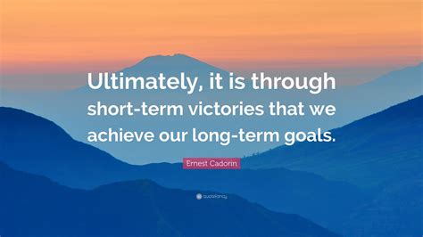 Image of long-term goals quote