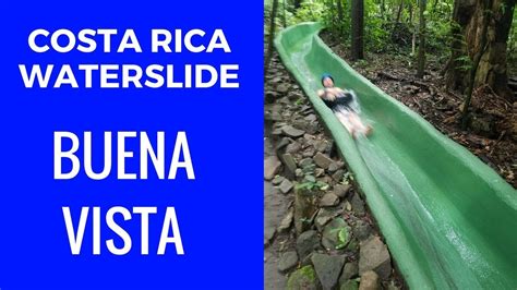 slide through the costa rica rainforest on the longest water slide