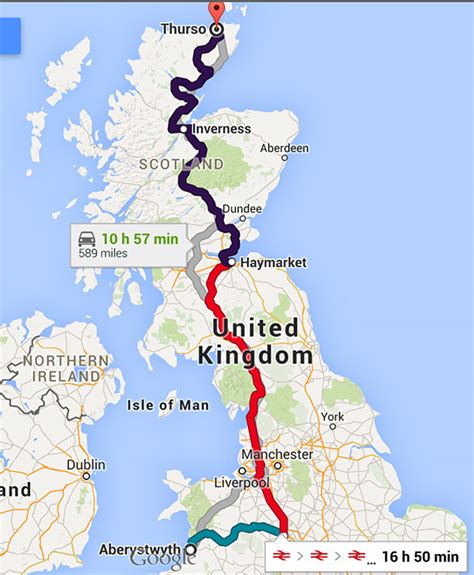 longest rail journey in uk