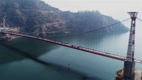 longest suspension bridge in india facts