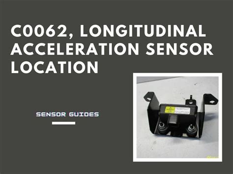 Longitudinal Acceleration Sensor