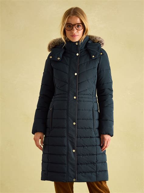 Longline Coat Navy