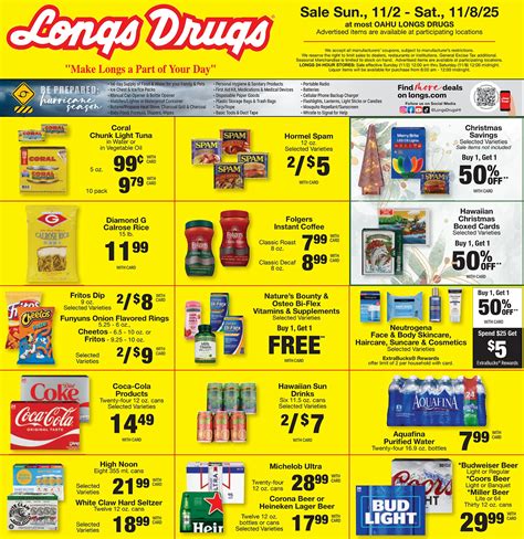 longs sunday ad