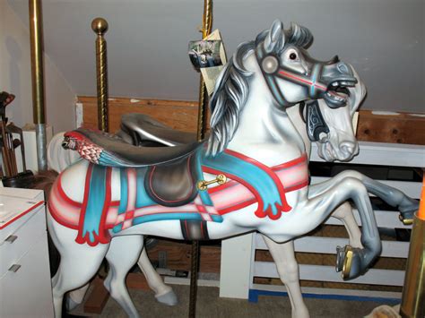 looff carousel horses for sale