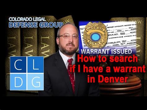 look up denver county warrant