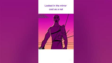 looked in the mirror sharp as a bullet