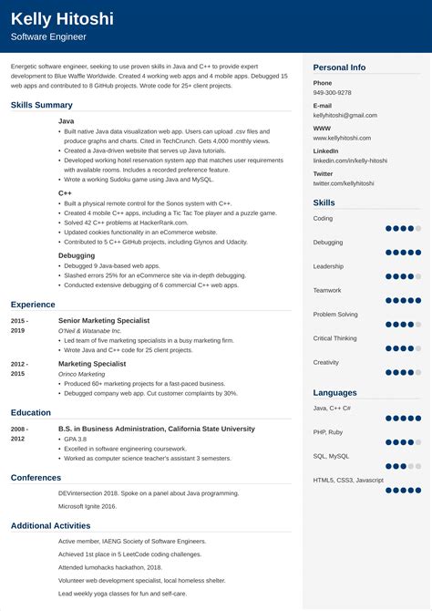Web Developer Resume Guide 2020 Writing Guide with Examples