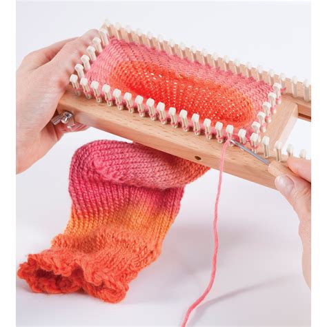 Dassenplank OffSet Knitting Loom Small Scarf Board