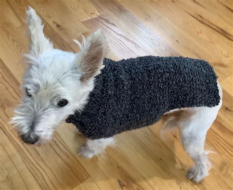 Loom Knit Dog Sweater Pattern