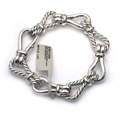 Loop Chain Silver Bracelet
