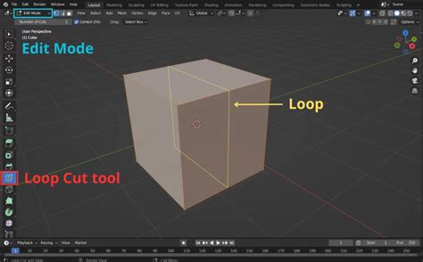 Loop Cut Tool Blender