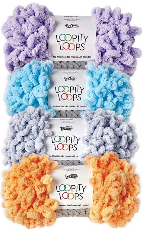 Loopity Loops Pastel Multi Colors Yarn Big Twist Yarns