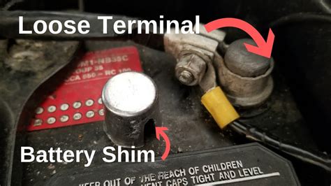 Loose Battery Terminal Sound
