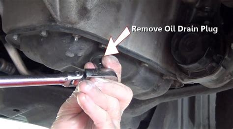 Loosen Engine Oil Drain Plug