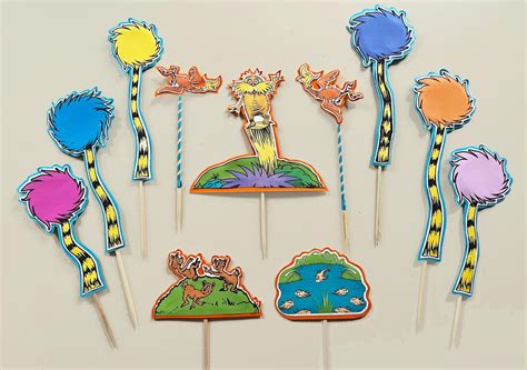 Lorax Tree Cake Topper
