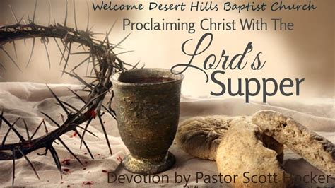 lord's supper devotional
