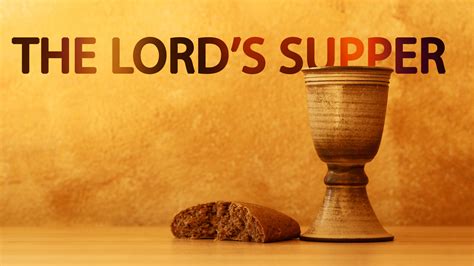 lord's supper elements