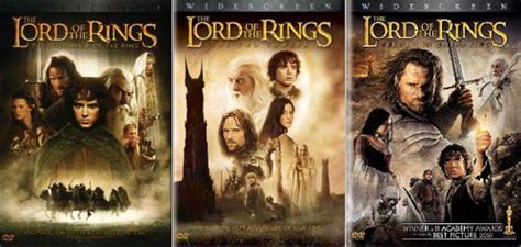 lord of the rings movies in order