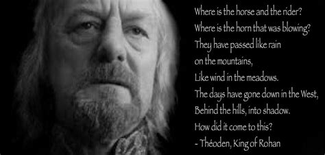 lord of the rings theoden quotes