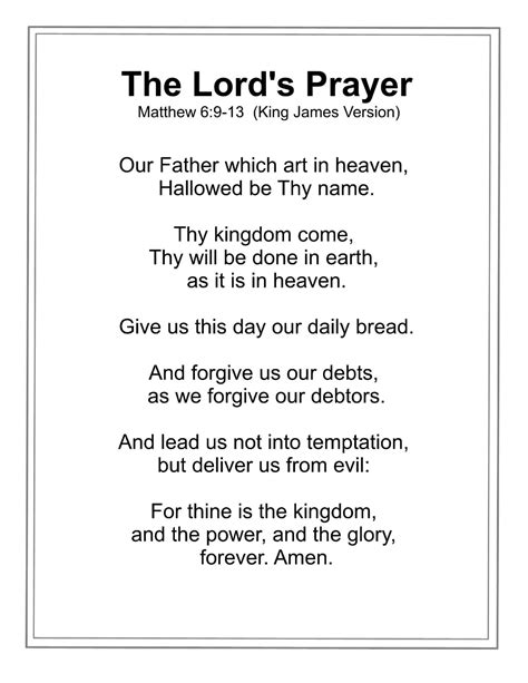 Lord's Prayer KJV: Hidden Meanings Uncovered