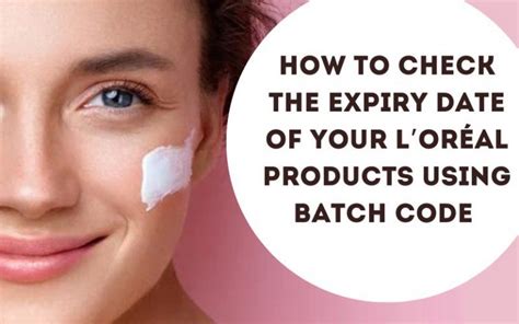 loreal expiration date code