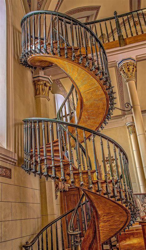 The construction of these stairs in the Loretto Chapel of Santa Fe was
