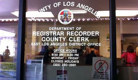 Los Angeles County Registrar-Recorder/County Clerk - 49 Photos & 149