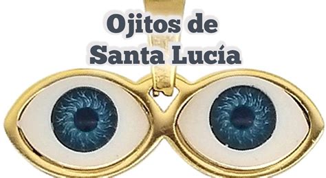 Mia 14kt Eyes Saint Lucky Pendant Gold Stainless Steel Ojitos De Santa Lucia Dije Para