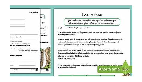 El verbo. Tiempo y modo worksheet | Google classroom, Worksheets, Workbook