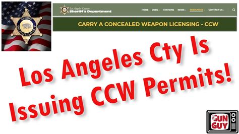 los angeles county ccw permit
