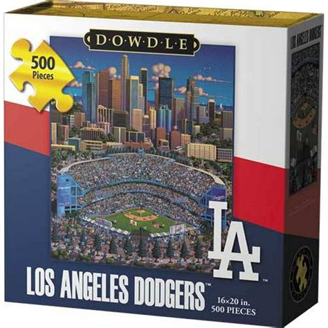 los angeles dodgers jigsaw puzzle