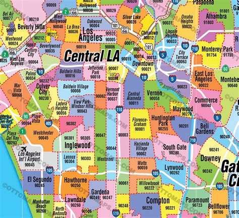 Los Angeles La Zip Code