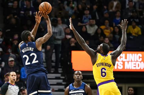 los angeles lakers vs timberwolves