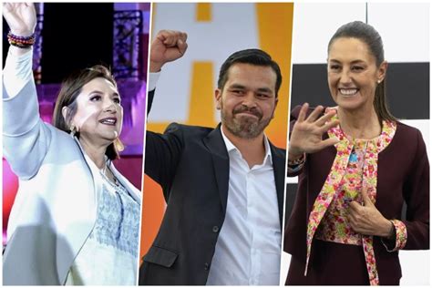 los candidatos a la presidencia 2024