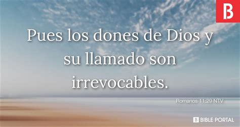 Incredible Los Dones Son Irrevocables
