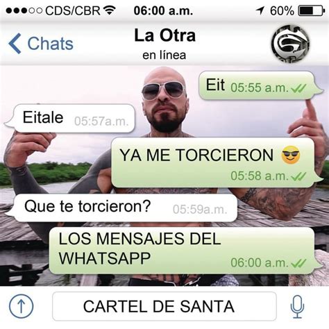 Cartel de Santa Los Mensajes del Whatsapp Lyrics Genius Lyrics