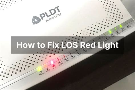 Los Red Light On Modem