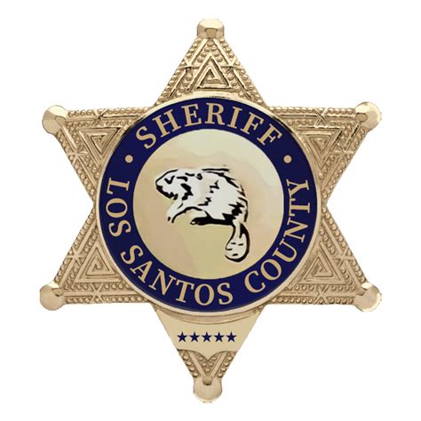 los santos county sheriff badge