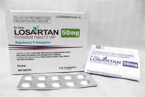 losartan 50 mg how long does it take to work