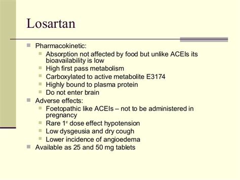 losartan drug classification