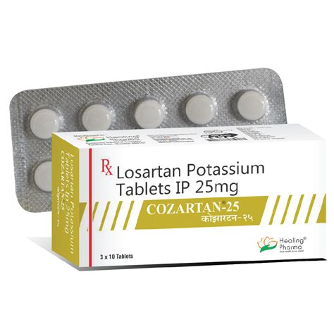 losartan potassium 25 mg tablet