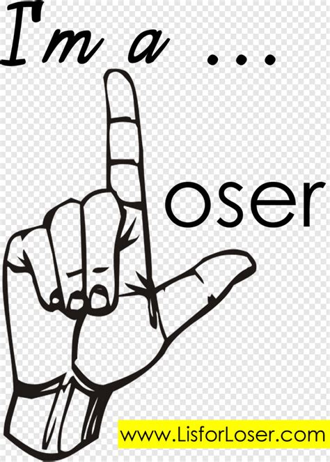 loser in sign language