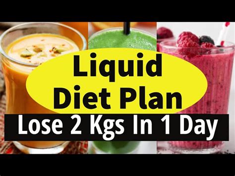 Losing Weight Liquid Diet