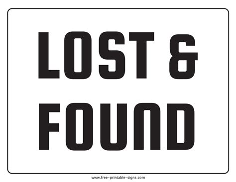 lost and found uk