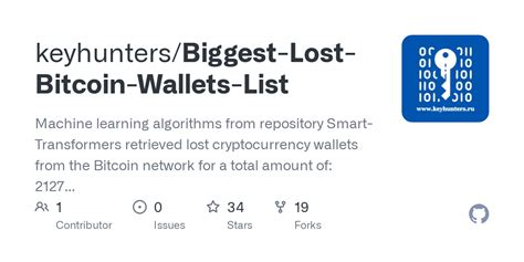 Lost Bitcoin Wallets List