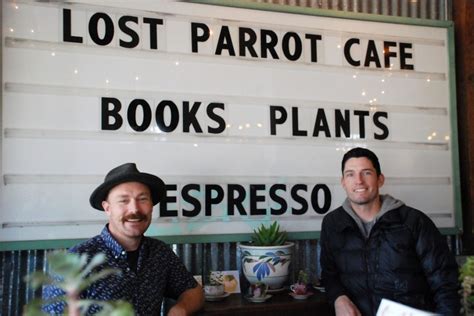 Delicious dining is found at the eccentric Lost Parrot Café in South