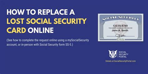 lost social security card replacement nj